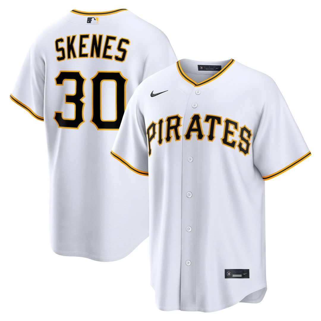 Paul Skenes Pittsburgh Pirates Home Replica Jersey - White