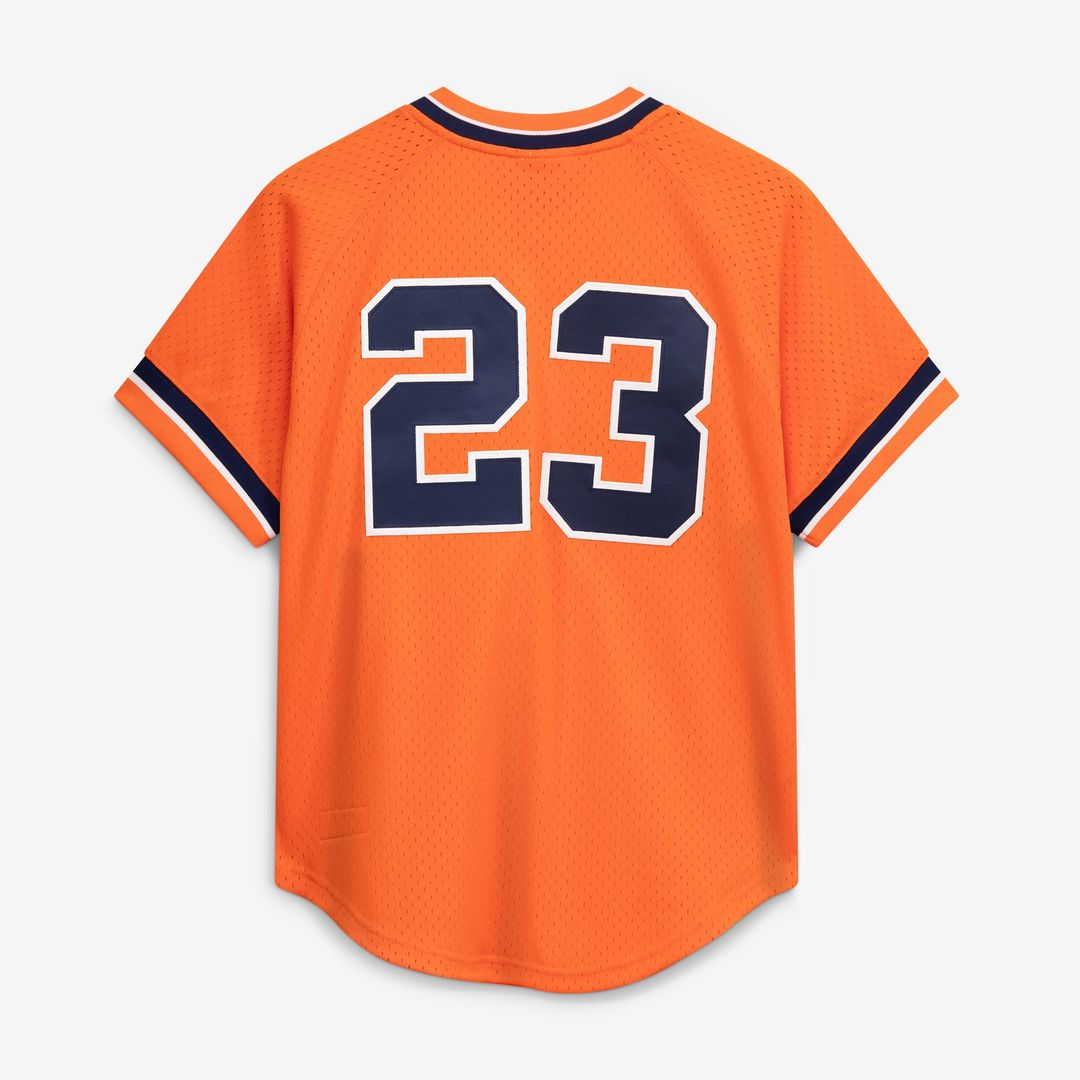 Kirk Gibson Detroit Tigers Cooperstown Collection Mesh Batting Practice Button - Up Jersey - Orange