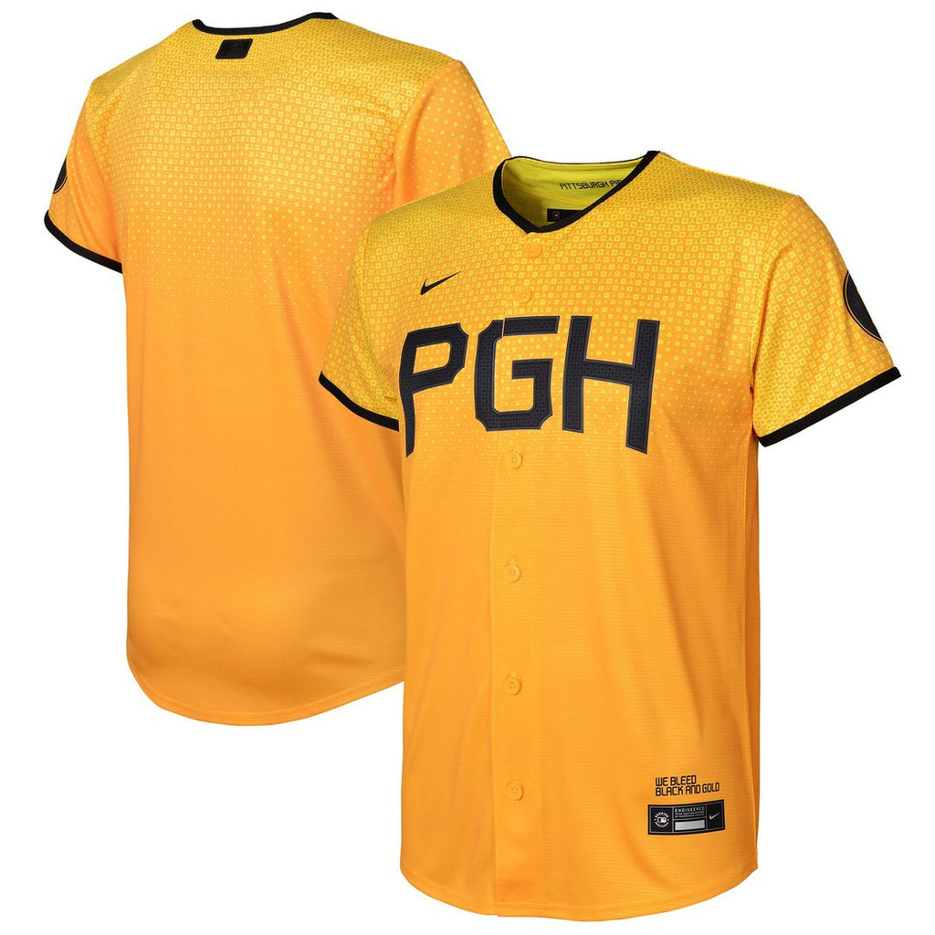 Pittsburgh Pirates Toddler City Connect Replica Jersey - Gold