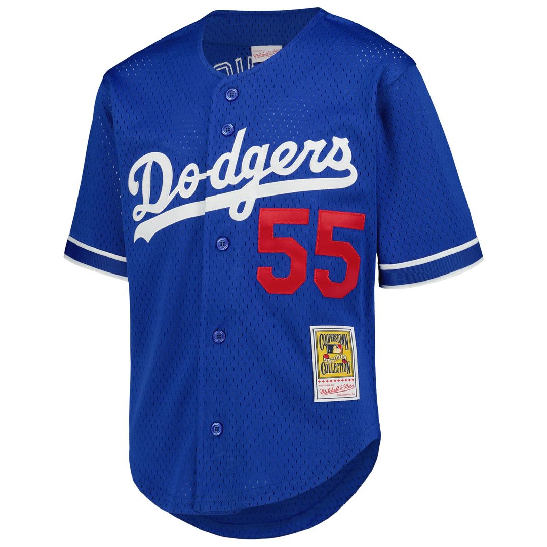 Orel Hershiser Los Angeles Dodgers Youth Cooperstown Collection Mesh Batting Practice Jersey - Royal