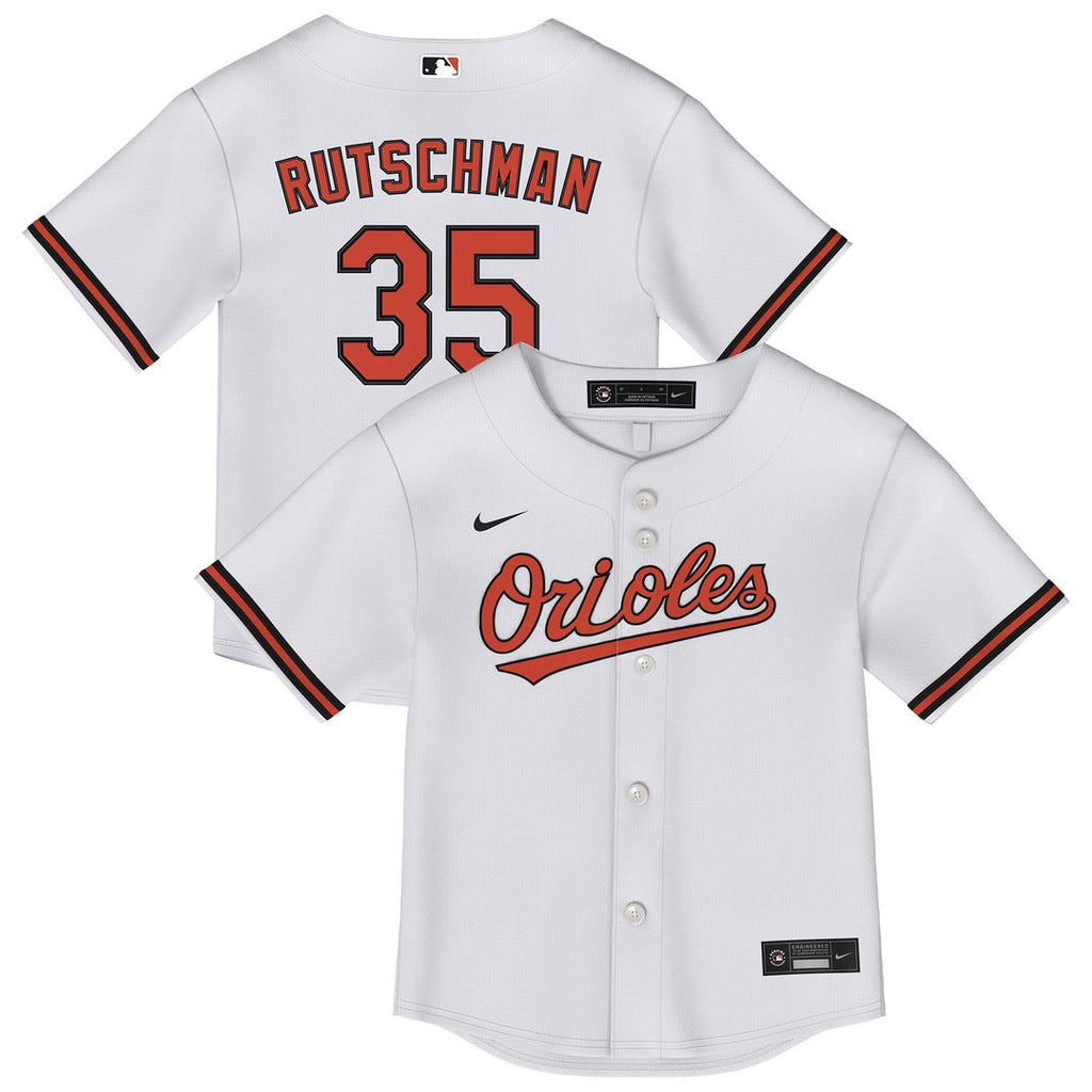 Adley Rutschman Baltimore Orioles Toddler Home Replica Jersey - White