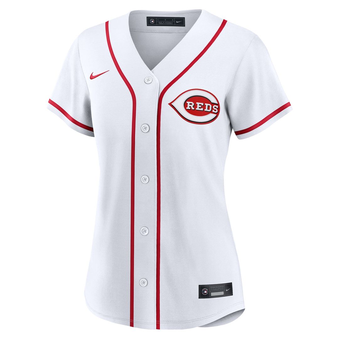 Héctor Rodríguez Cincinnati Reds Women's Home Replica Jersey - White