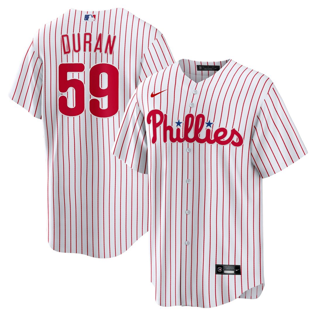 Jhoan Duran Philadelphia Phillies Home Replica Jersey - White