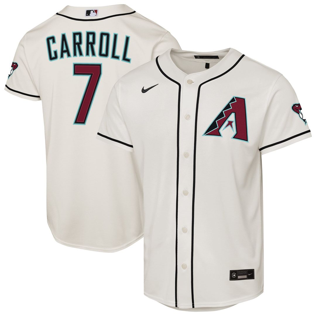 Corbin Carroll Arizona Diamondbacks Youth Alternate Stadium Jersey - Black