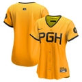 Pittsburgh Pirates Women's City Connect Limited Jersey - Gold