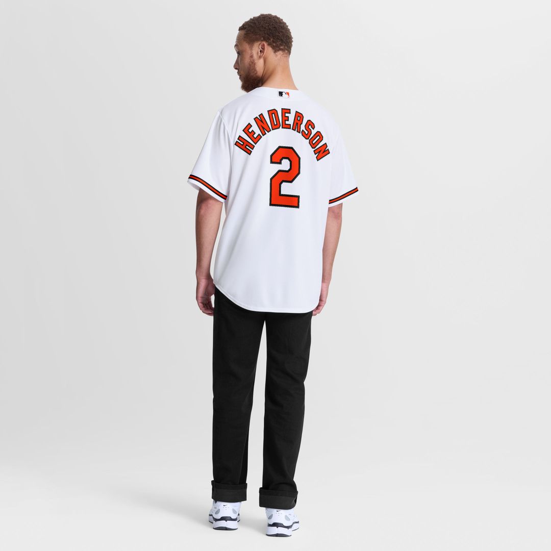 Gunnar Henderson Baltimore Orioles Home Replica Jersey - White