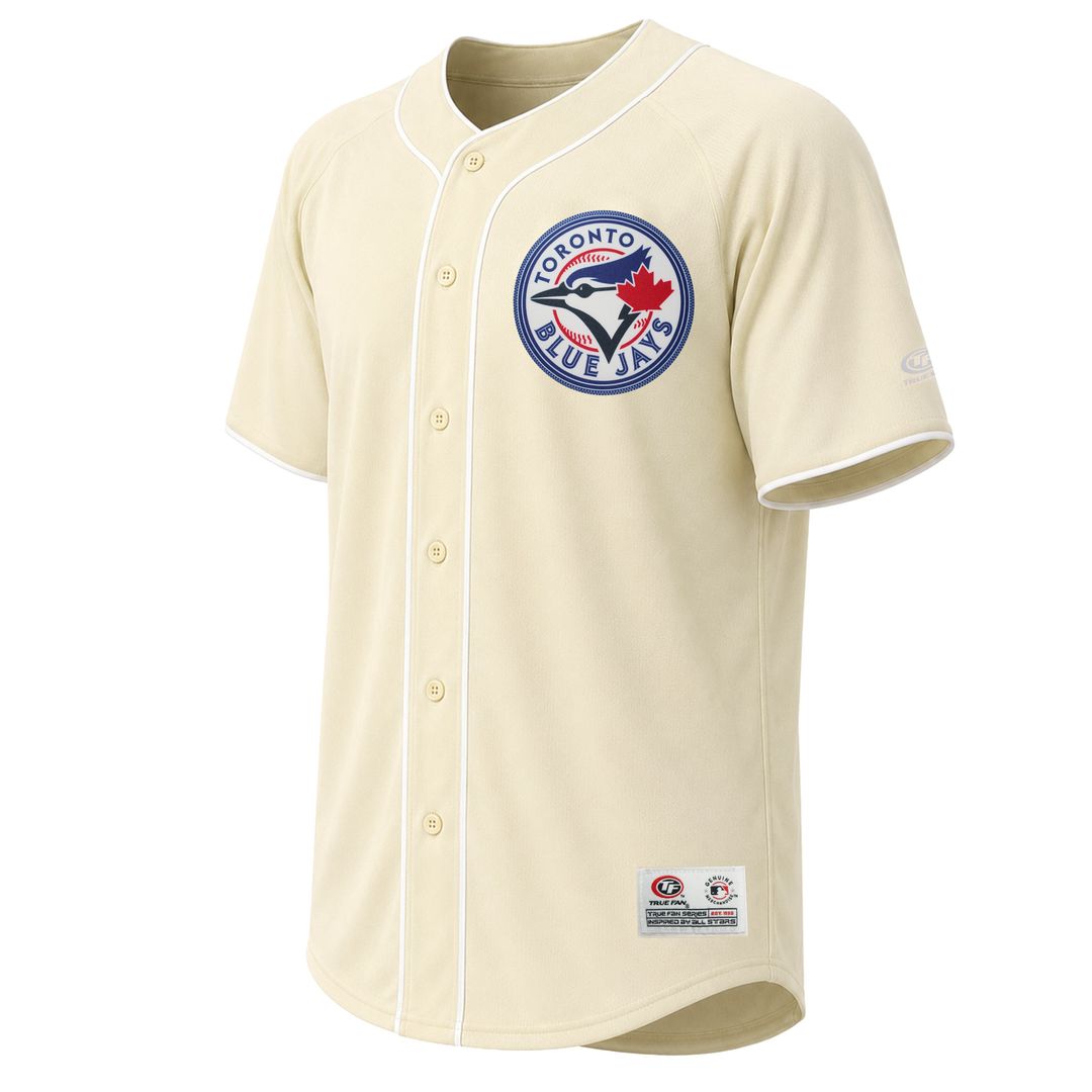 Toronto Blue Jays Stitches Fashion Jersey - Cream