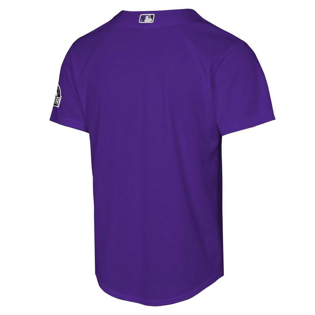 Colorado Rockies Youth Alternate 2 Stadium Jersey - Purple