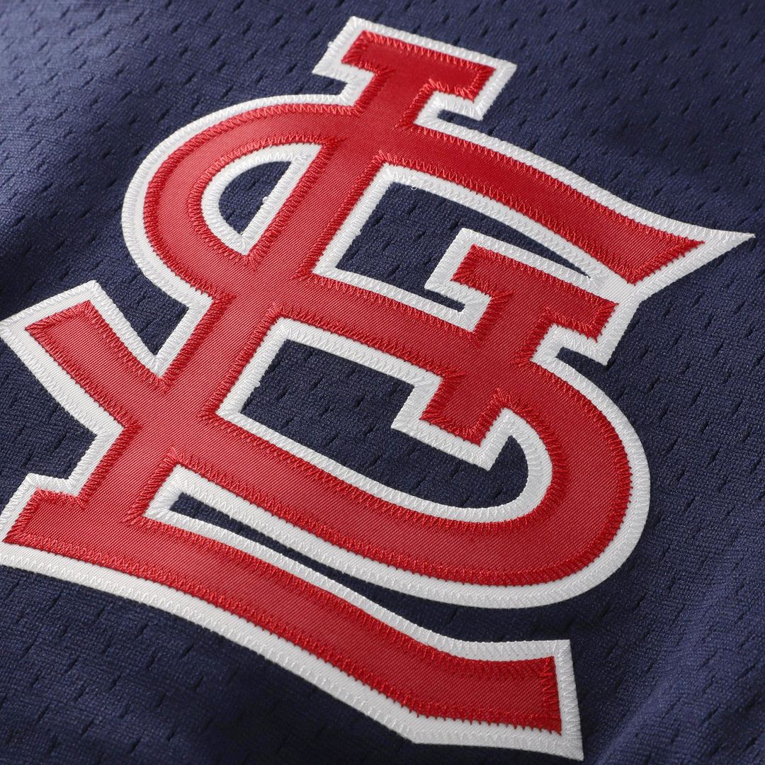 Ozzie Smith St. Louis Cardinals Authentic Batting Practice Jersey - Navy