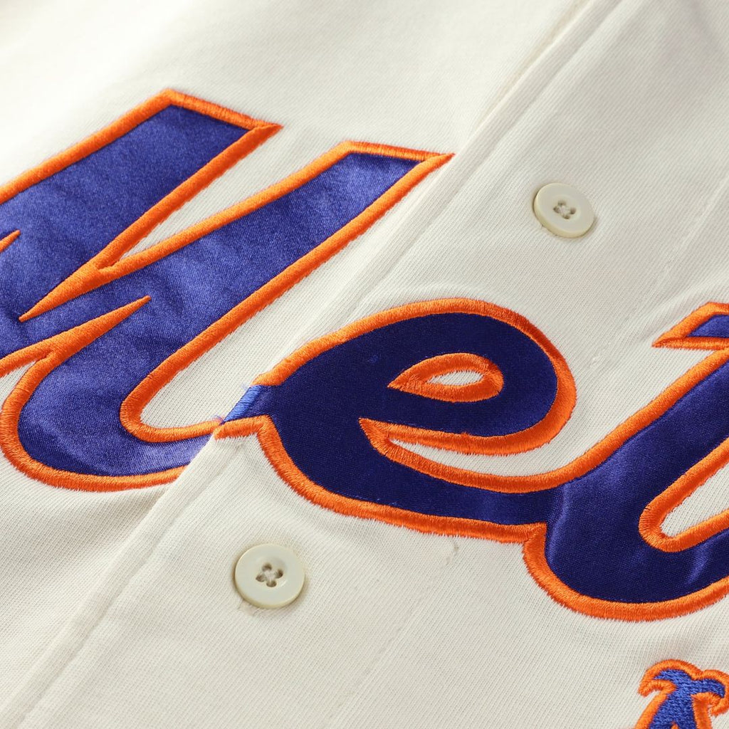New York Mets Profile Big & Tall Two - Color Fashion Jersey - Cream/Royal