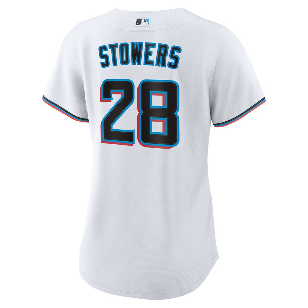 Kyle Stowers Miami Marlins Women's Home Replica Jersey - White