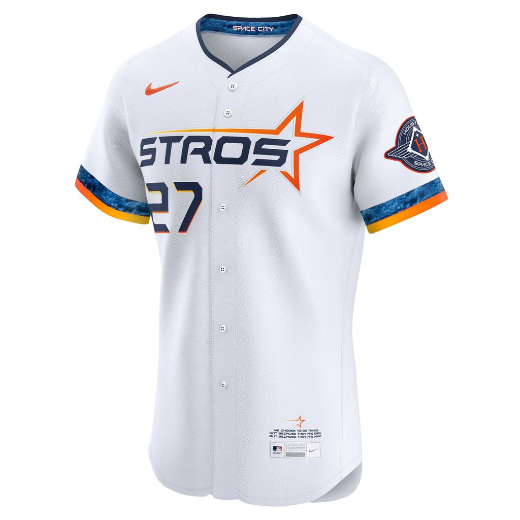 Jose Altuve Houston Astros 2025 City Connect Elite Player Jersey - White