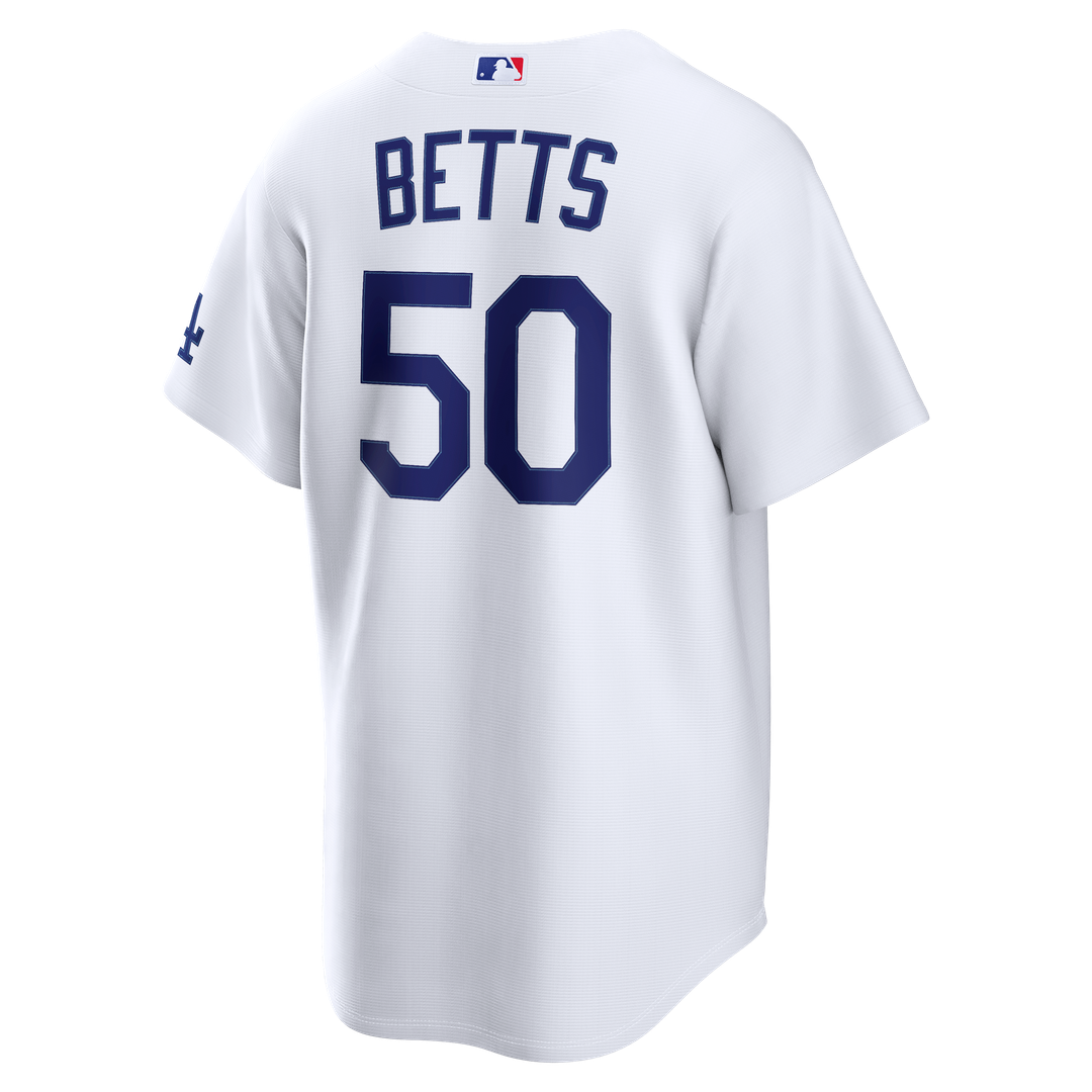 Mookie Betts Los Angeles Dodgers Home Stadium Jersey - White