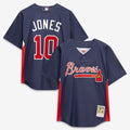 Chipper Jones Atlanta Braves Authentic Batting Practice Jersey - Navy