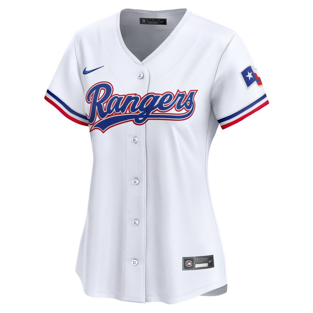 Jacob deGrom Texas Rangers Women's Home Limited Player Jersey - White