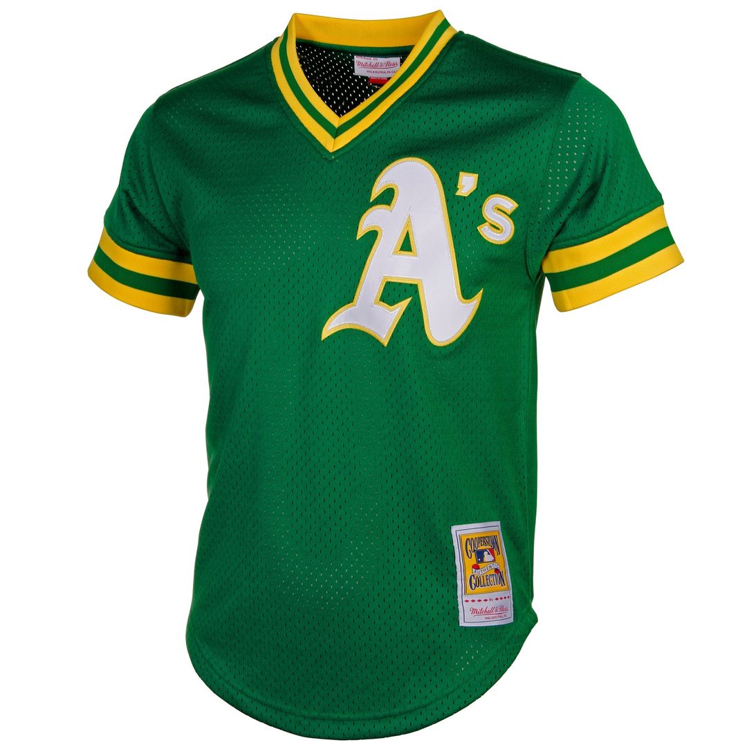 Reggie Jackson Athletics Authentic Batting Practice Jersey - Green