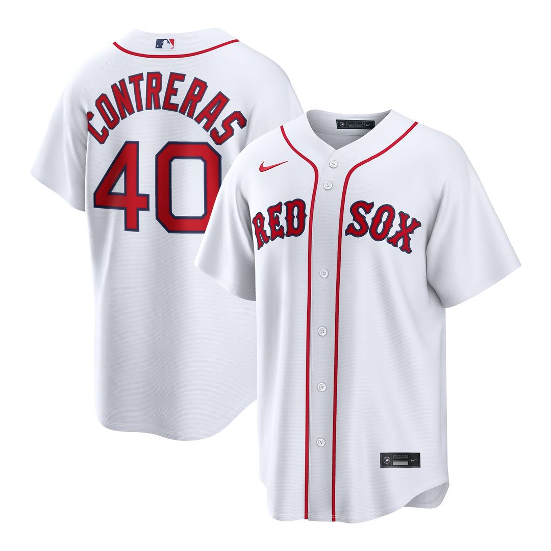 Willson Contreras Boston Red Sox Home Replica Jersey - White