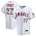 2026 All - Star Edition Stars & Stripes Los Angeles Angels Mike Trout White Stadium Jersey