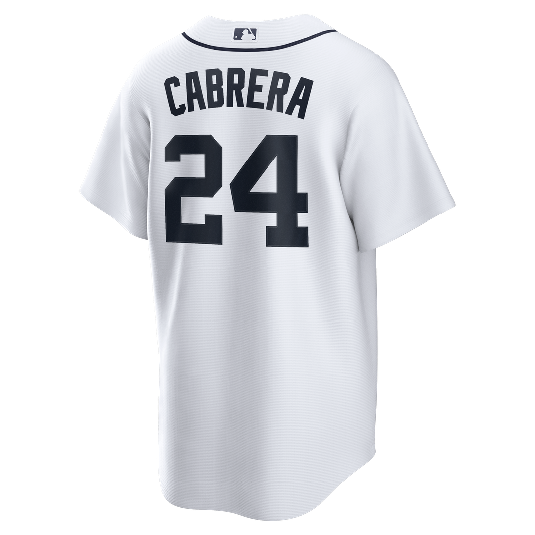 Miguel Cabrera Detroit Tigers Home Retired Player Replica Jersey - White