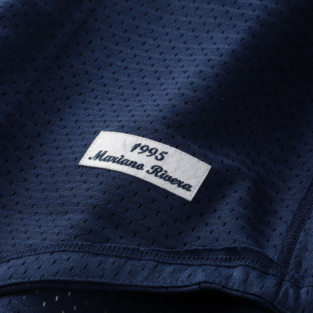 Mariano Rivera New York Yankees Cooperstown Collection Big & Tall Mesh Batting Practice Jersey - Navy