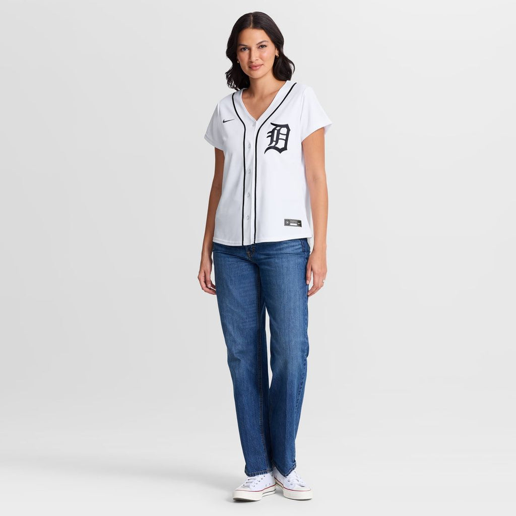 Tarik Skubal Detroit Tigers Women's Home Replica Jersey - White