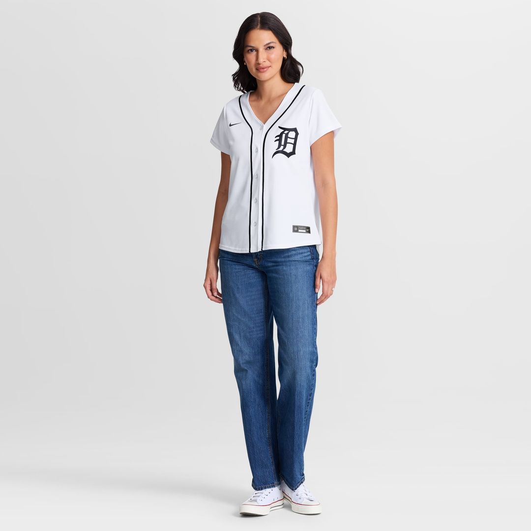 Tarik Skubal Detroit Tigers Women's Home Replica Jersey - White