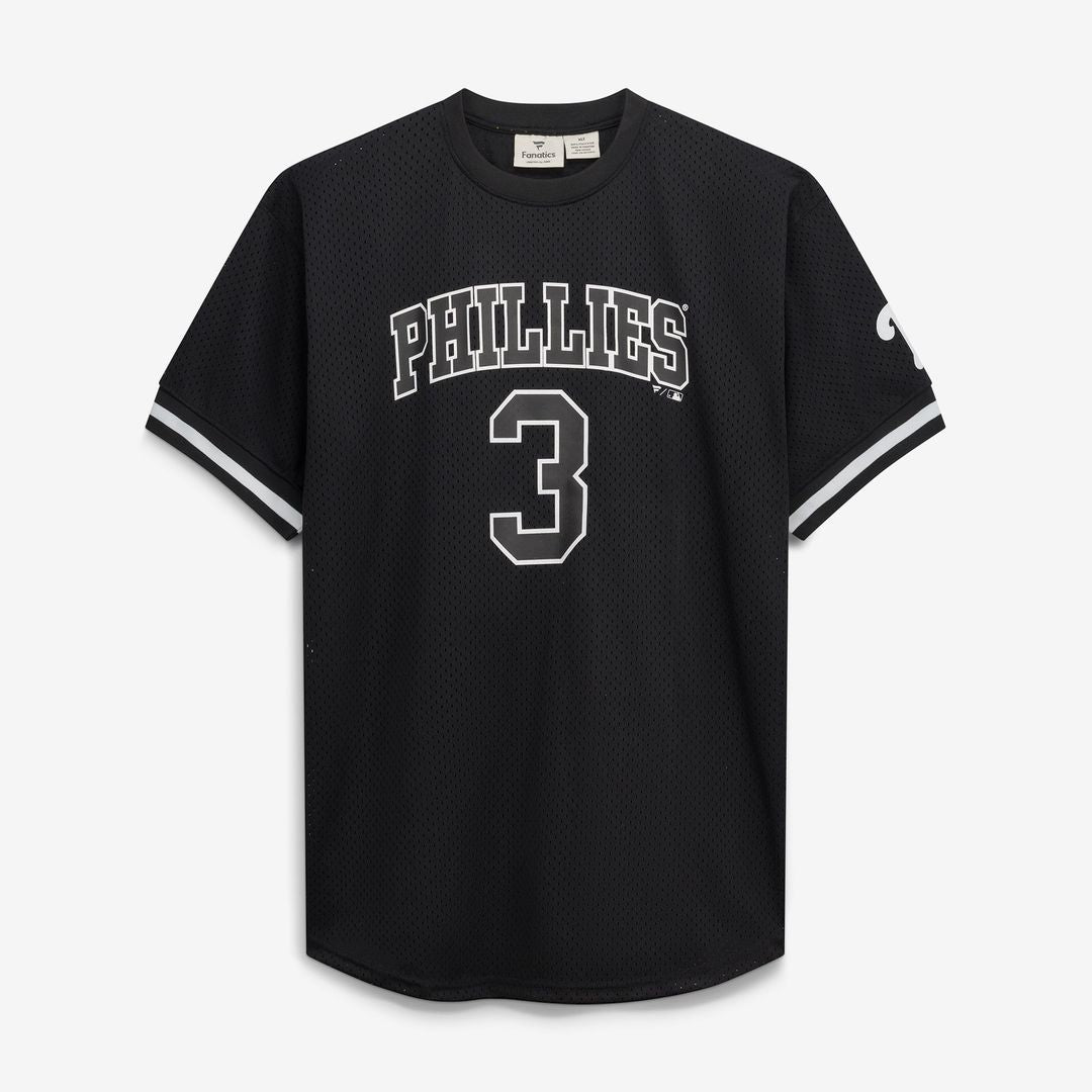 Bryce Harper Philadelphia Phillies Fanatics Big & Tall Heavyweight Mesh Jersey - Black/White