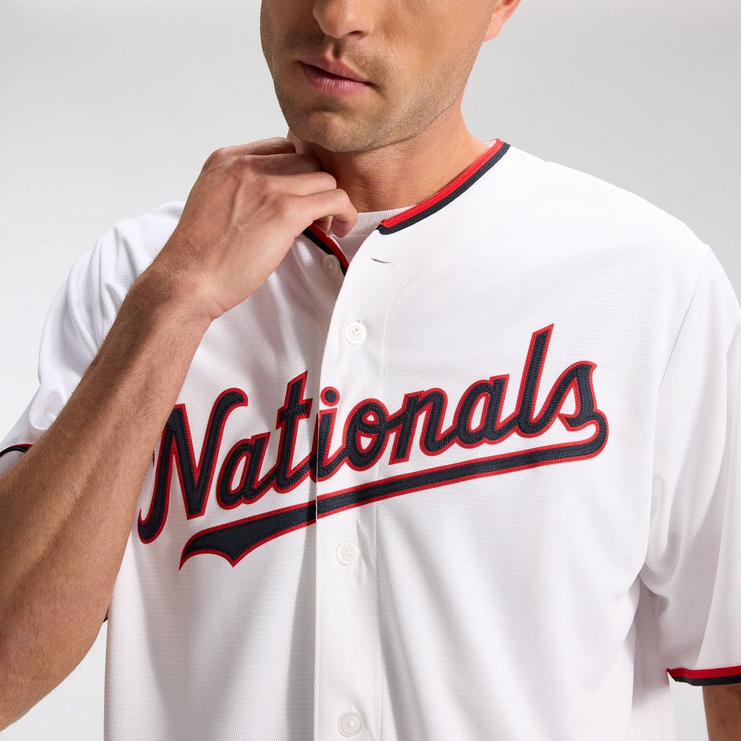 CJ Abrams Washington Nationals Home Replica Jersey - White