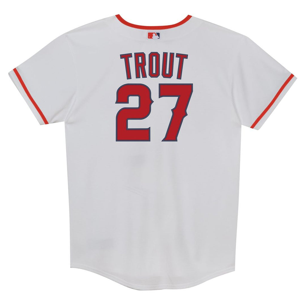 Mike Trout Los Angeles Angels Preschool Home Replica Player Jersey - White