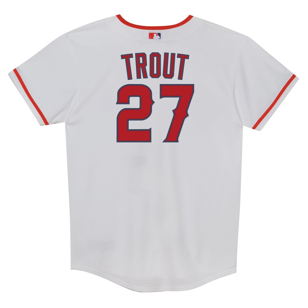 Mike Trout Los Angeles Angels Preschool Home Replica Player Jersey - White