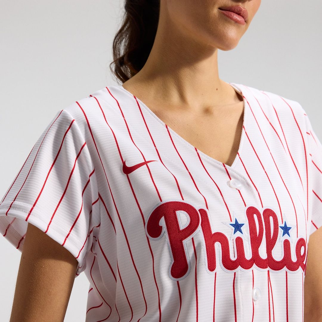 Philadelphia Phillies Women's Home Replica Team Jersey - White