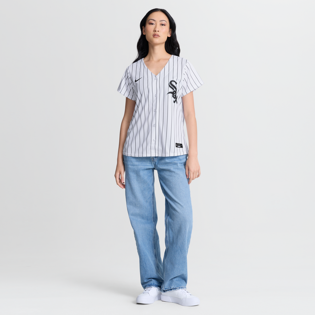 Huascar Brazoban Chicago White Sox Women's Home Replica Jersey - White