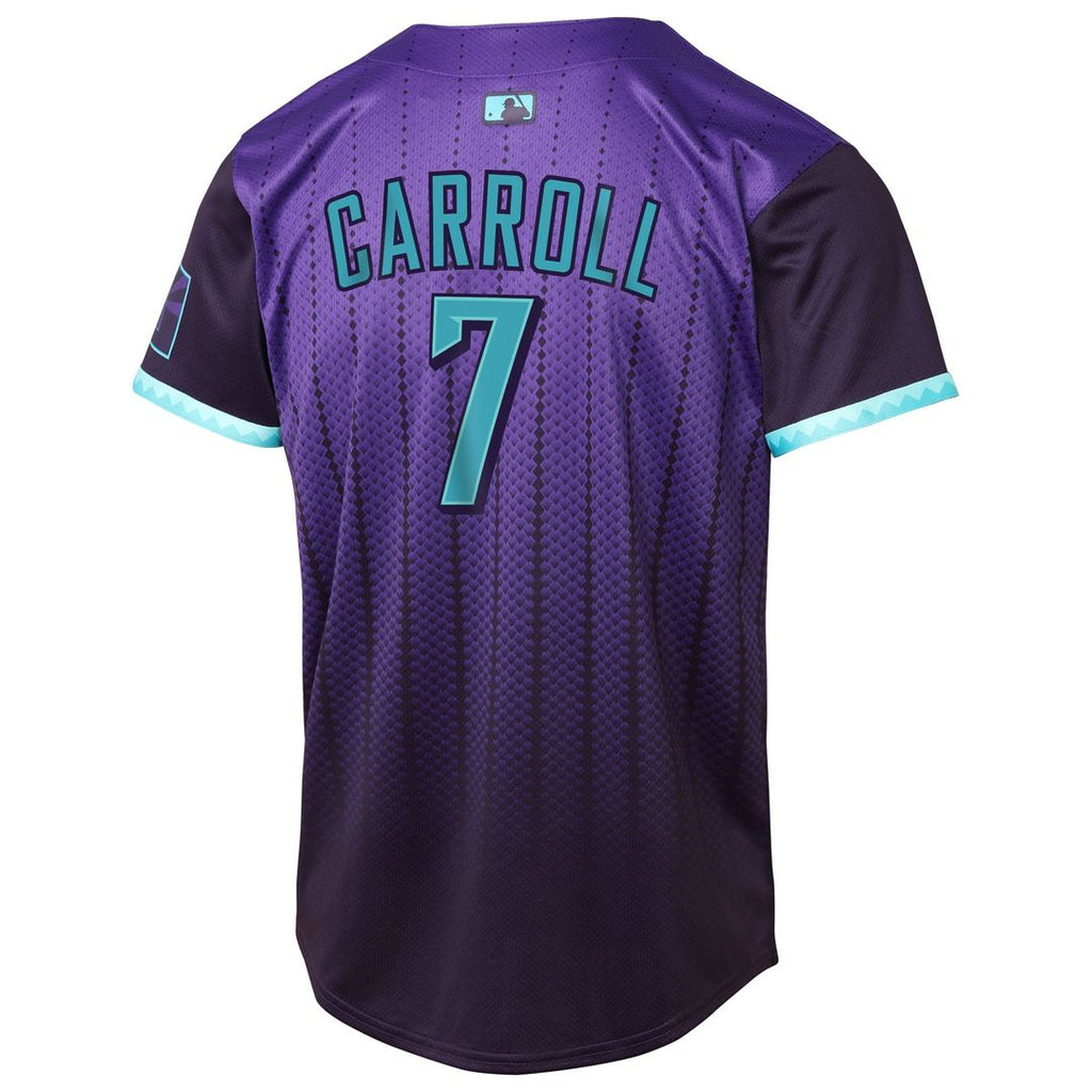 Corbin Carroll Arizona Diamondbacks Youth 2025 City Connect Limited Player Jersey - Purple