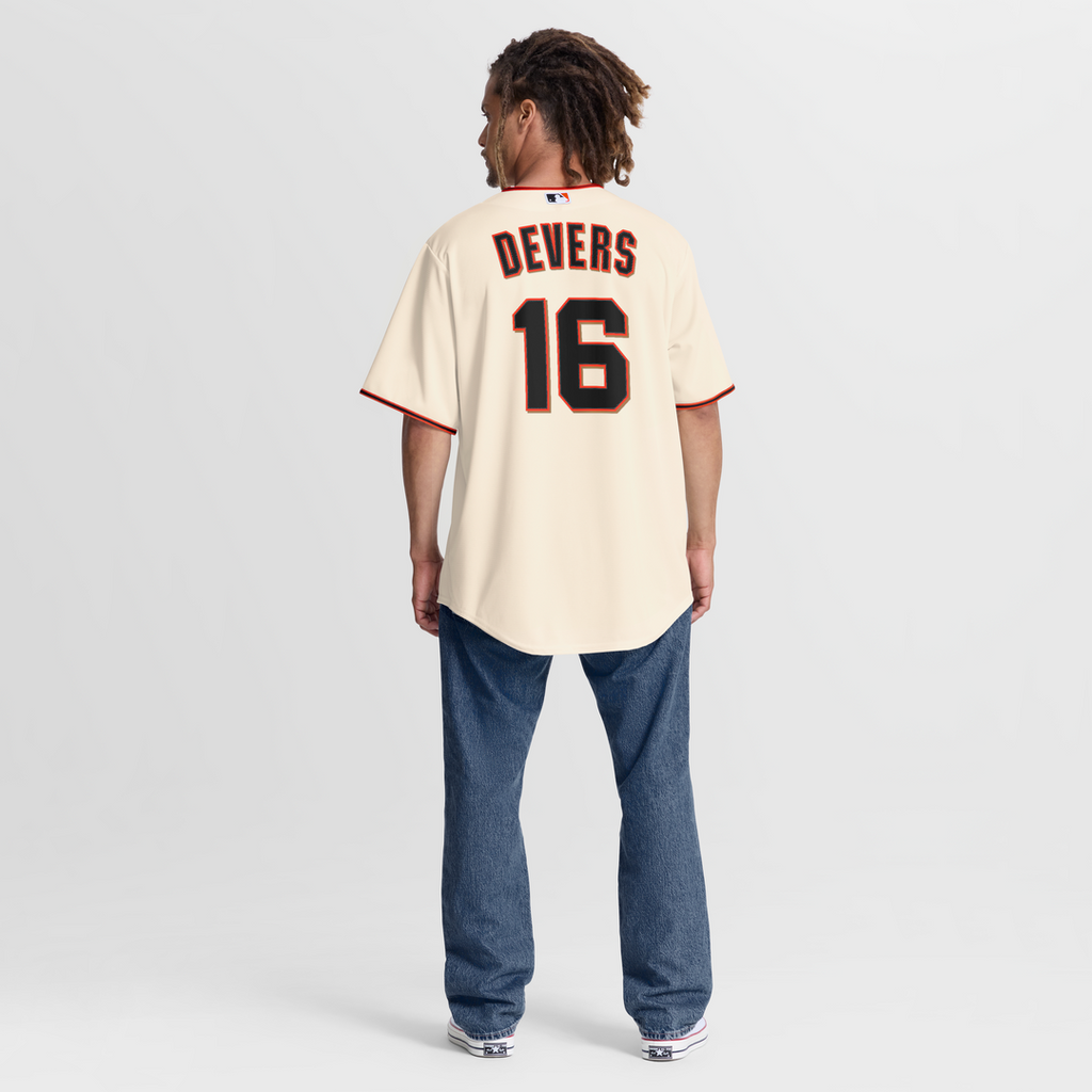 Rafael Devers San Francisco Giants Home Replica Jersey - Cream