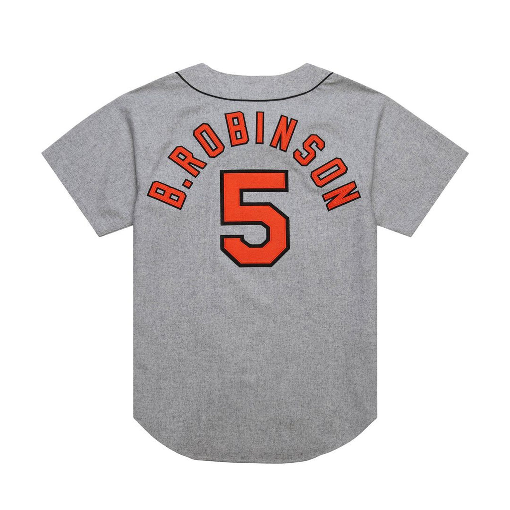 Brooks Robinson Baltimore Orioles Cooperstown Collection 1966 Authentic Jersey - Gray