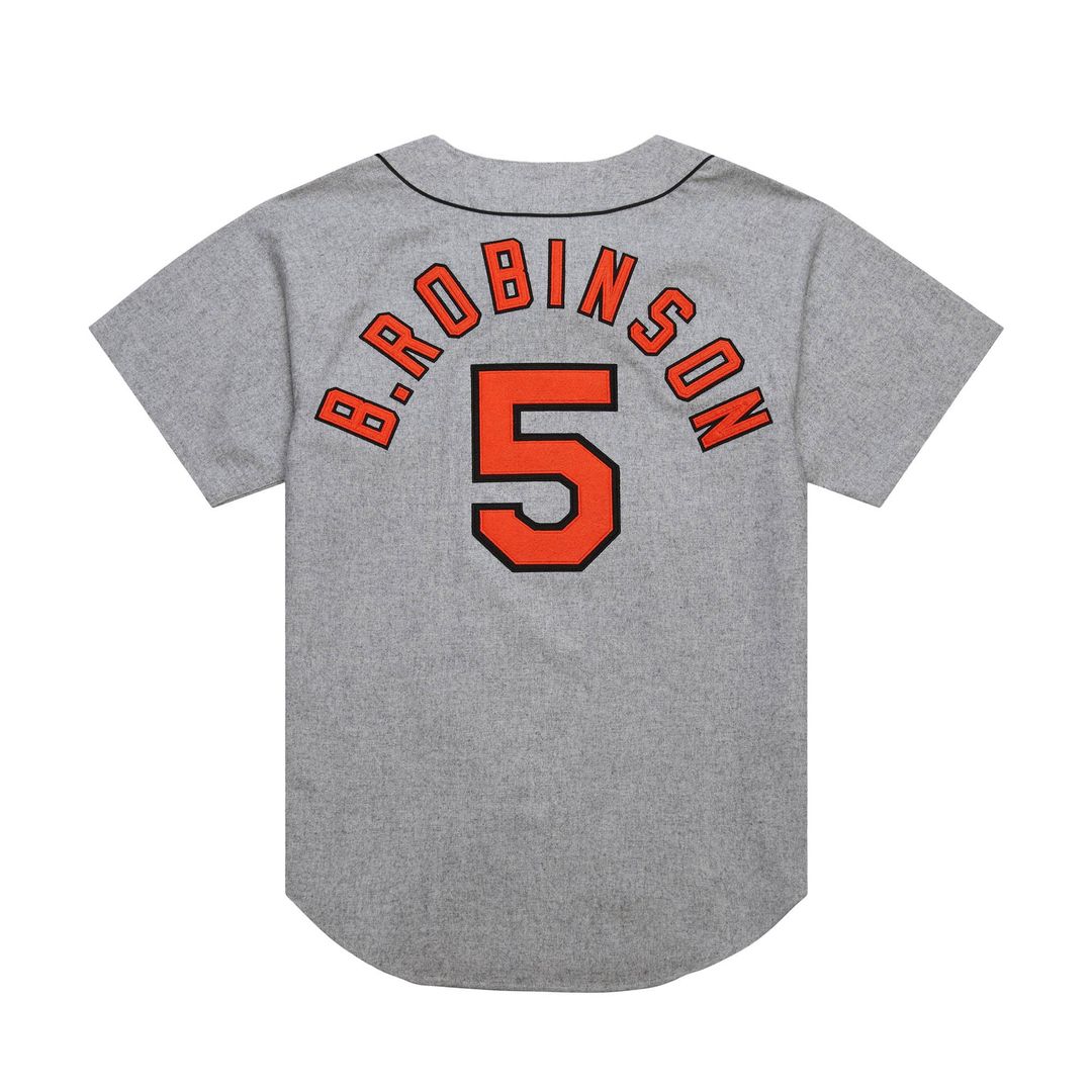 Brooks Robinson Baltimore Orioles Cooperstown Collection 1966 Authentic Jersey - Gray