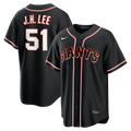 Jung Hoo Lee San Francisco Giants Fashion Replica Black Out Jersey