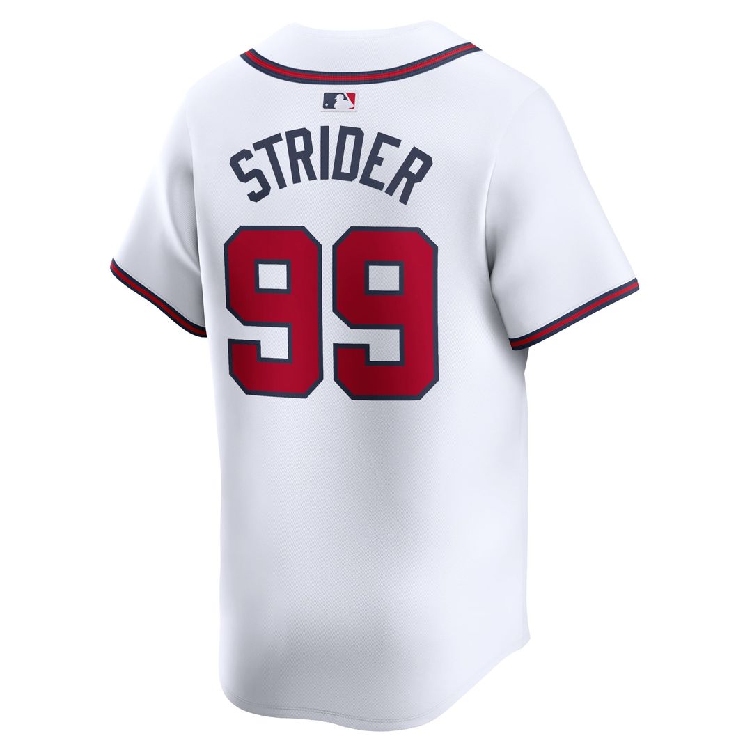Spencer Strider Atlanta Braves Home Limited Player Jersey - White
