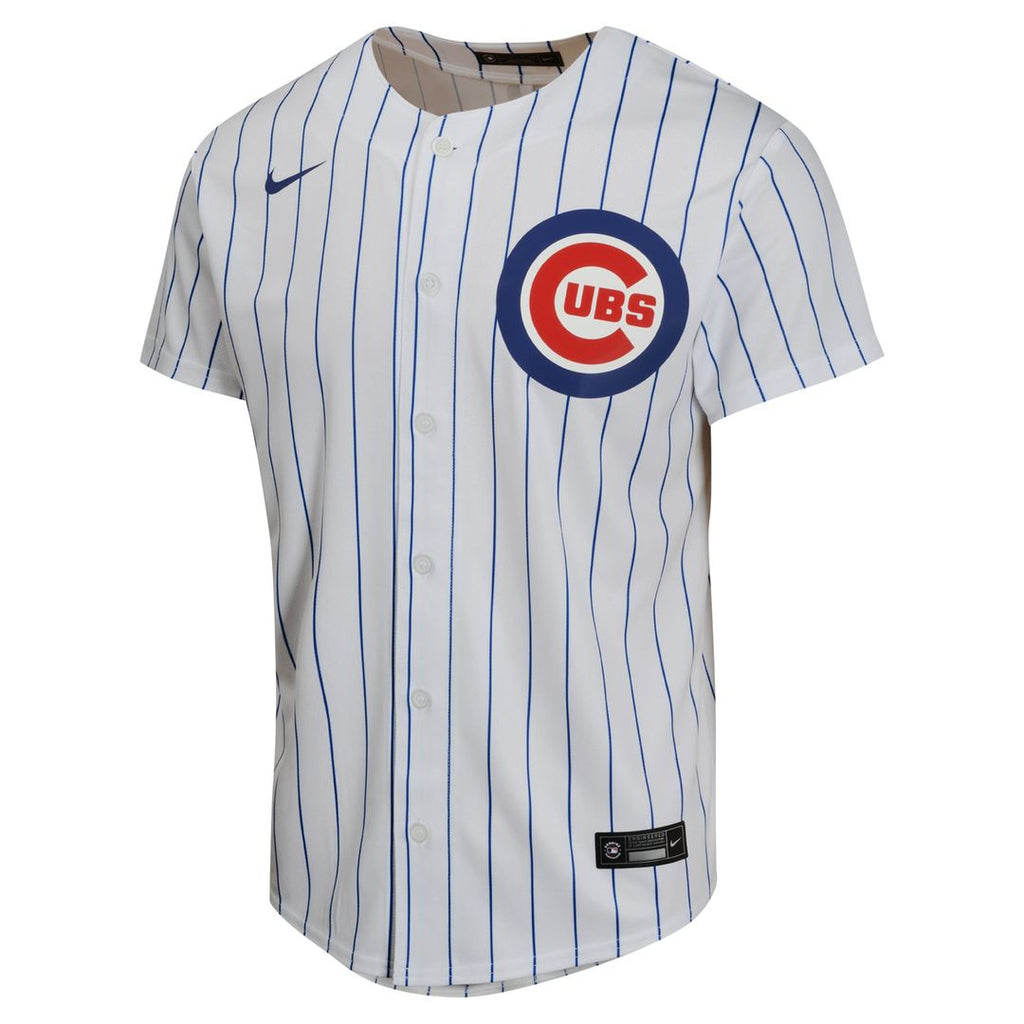 Dansby Swanson Chicago Cubs Youth Home Game Player Jersey - White