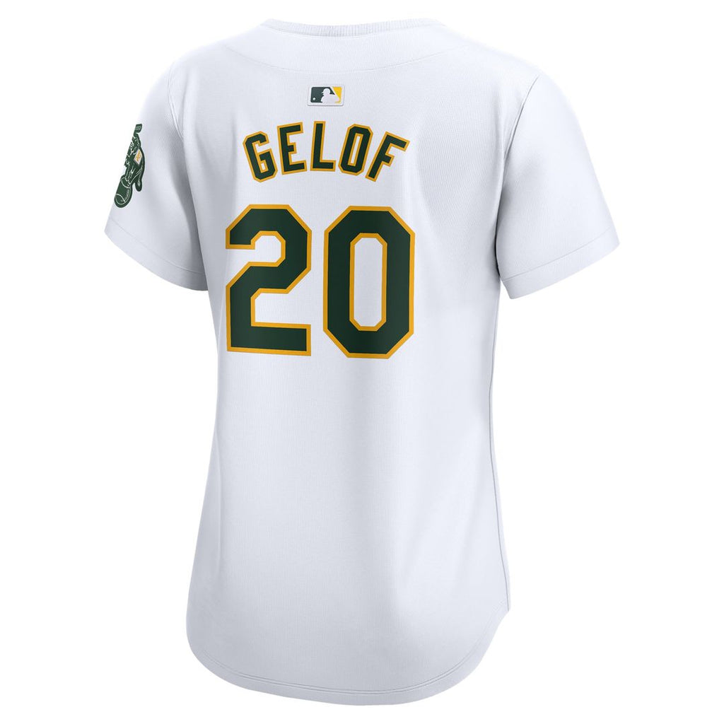 Zack Gelof Athletics Women's Home Limited Player Jersey - White