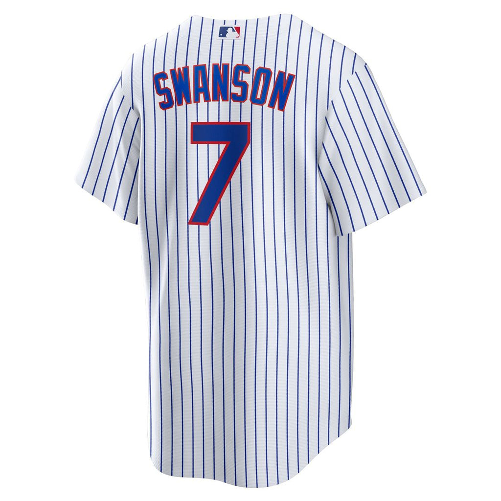 Dansby Swanson Chicago Cubs Replica Player Jersey - White