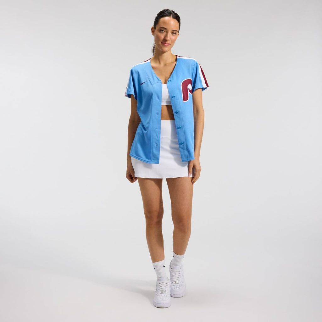 Ryan Howard Philadelphia Phillies Women's Replica Jersey - Light Blue