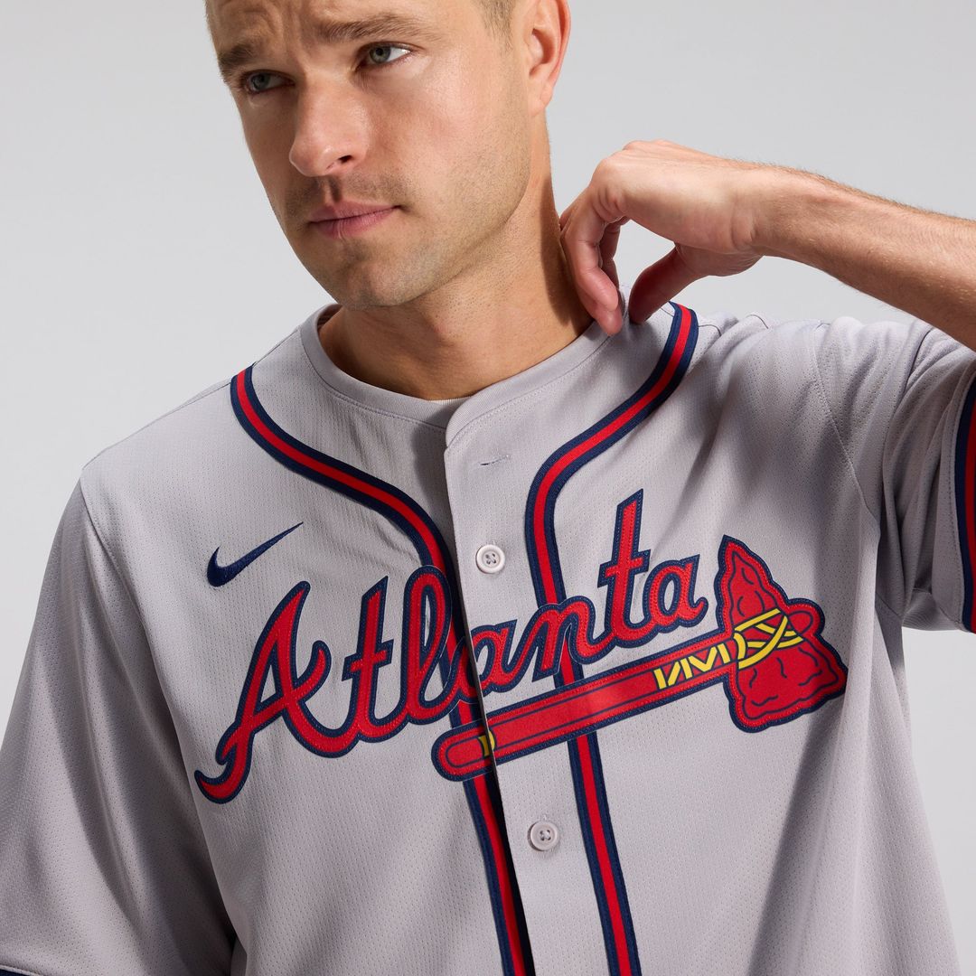 Ozzie Albies Atlanta Braves Road Limited Player Jersey - Gray