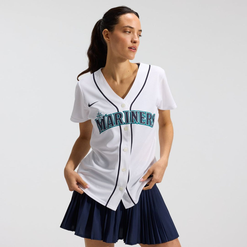 Cal Raleigh Seattle Mariners Women's Home Replica Jersey - White