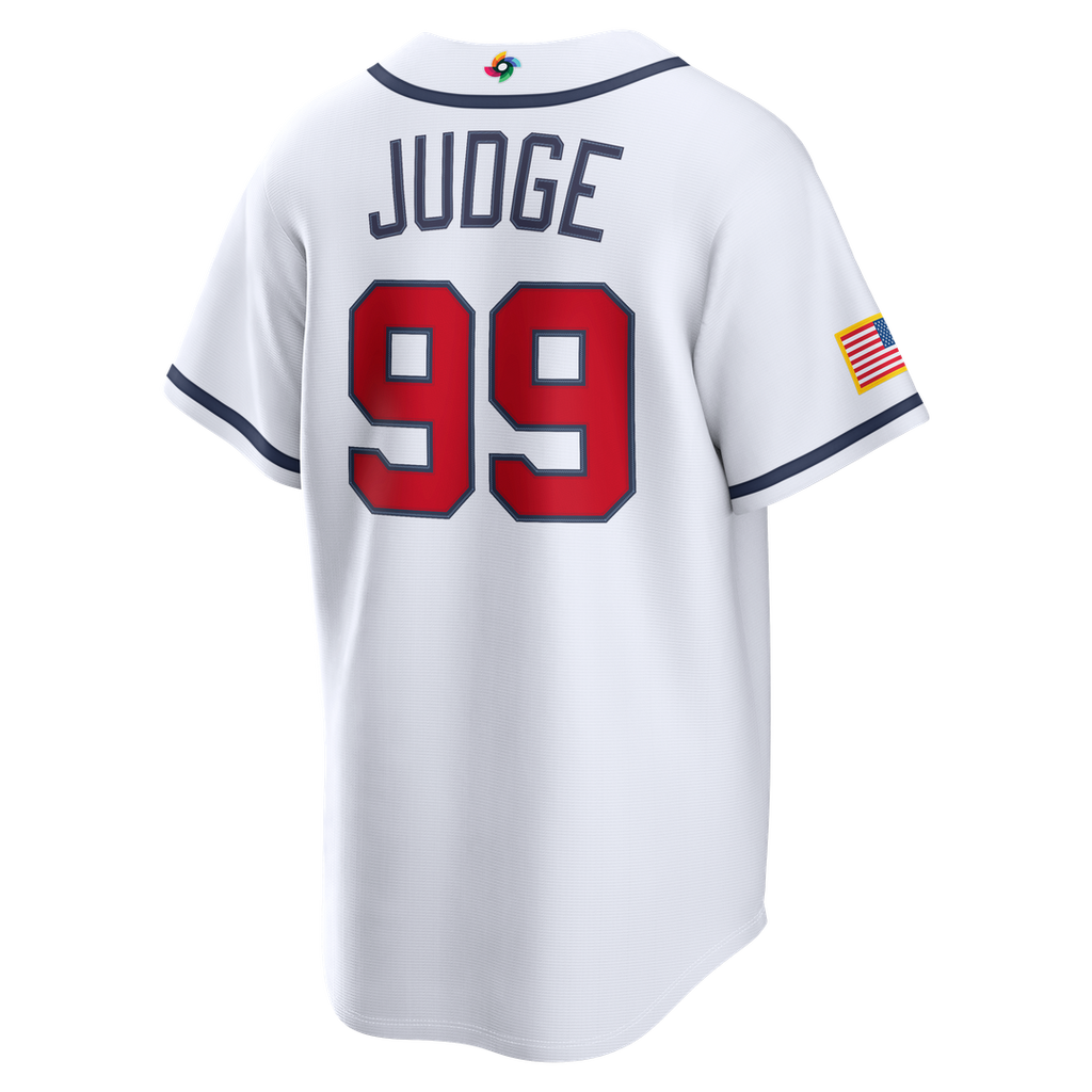 Aaron Judge USA Baseball 2026 World Baseball Classic Home Stadium Jersey - White