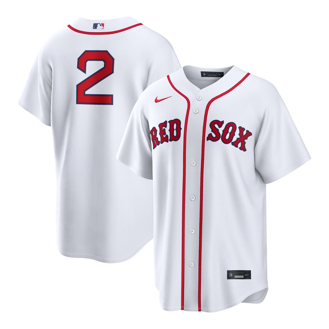 Isiah Kiner - Falefa Boston Red Sox Home Replica Jersey - White