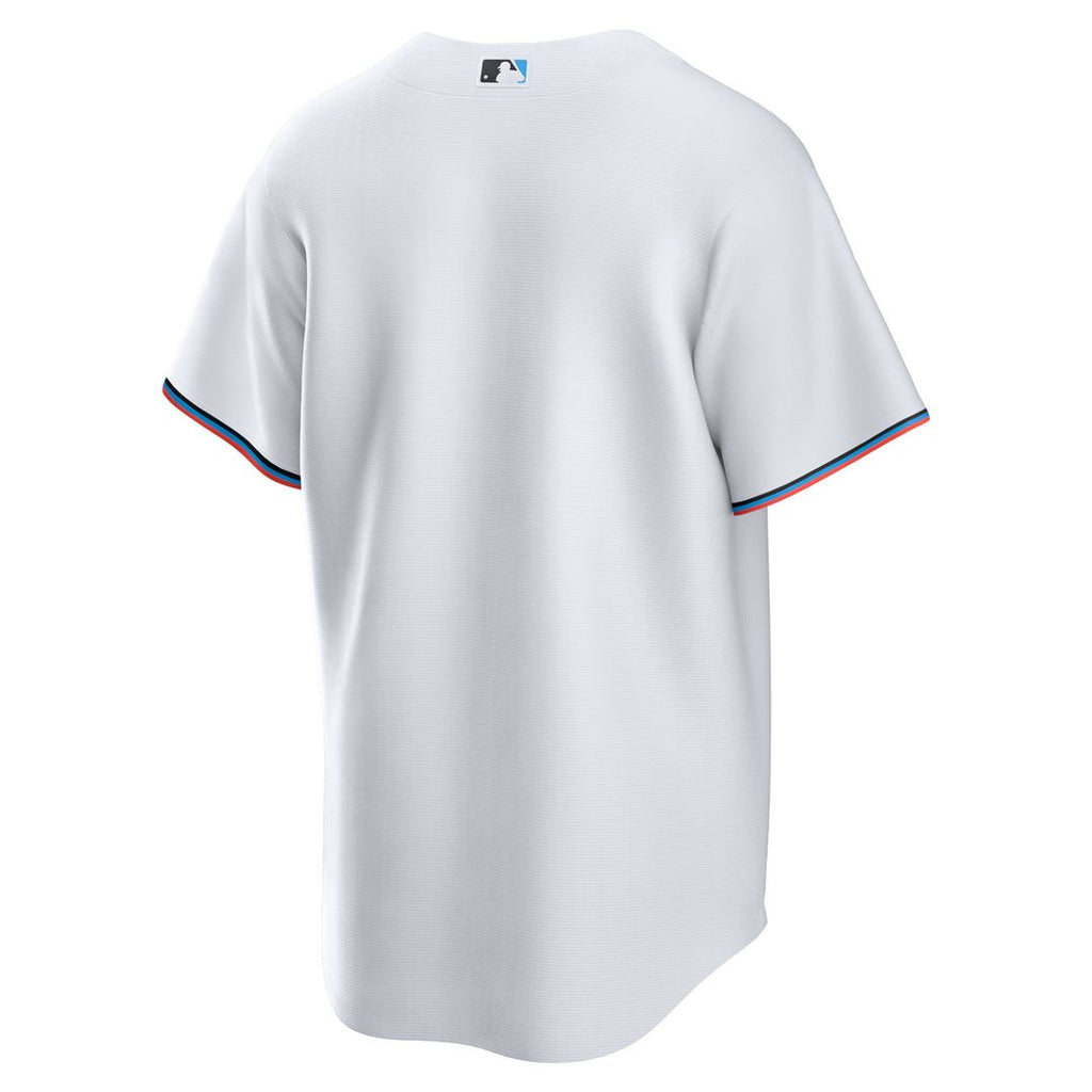 Miami Marlins Home Blank Replica Jersey - White