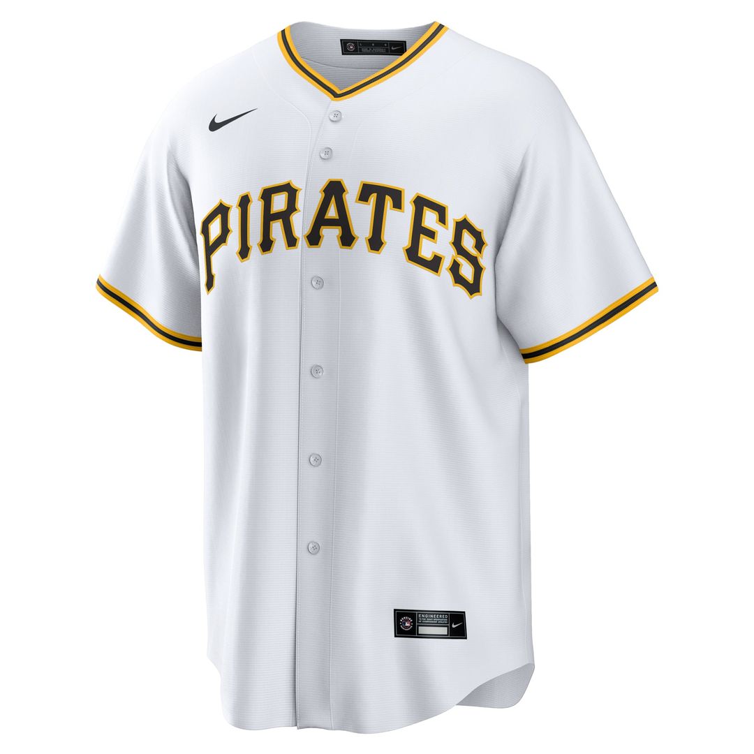 Pittsburgh Pirates #1 Dad Home Replica Jersey - White