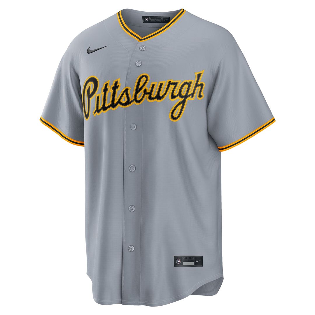 Paul Skenes Pittsburgh Pirates Road Replica Jersey - Gray