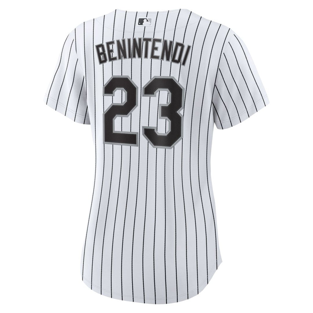 Andrew Benintendi Chicago White Sox Women's Home Official Player Jersey - White/Black